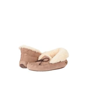 Ugg Alena Tall Moccasin Slippers With Rubber Soles - Size 6 Women's